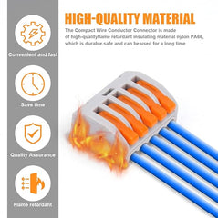 40pcs Lever-Nut Wires and Cables Connectors